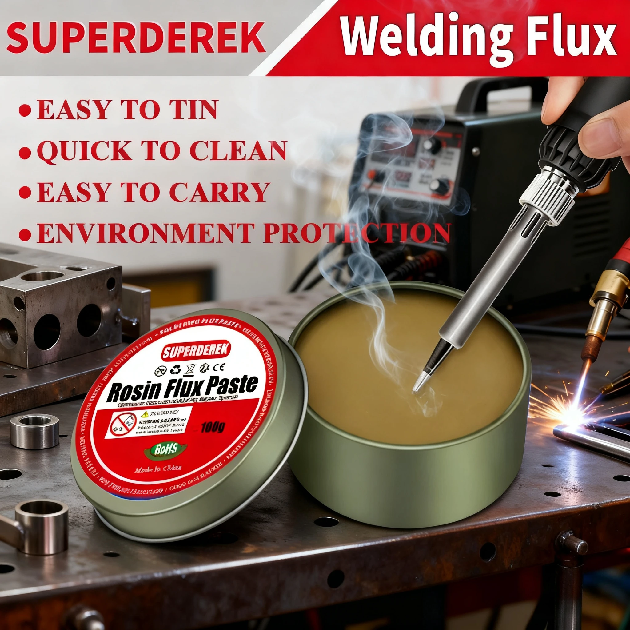 Lead-Free Solder Paste Flux Tin Soldering Flux for Phone Board Repair Electric Soldering Welding Paste Flux
Lead-Free Solder Paste Flux Tin Soldering Flux for Phone Board Repair Electric Soldering Welding Paste Flux