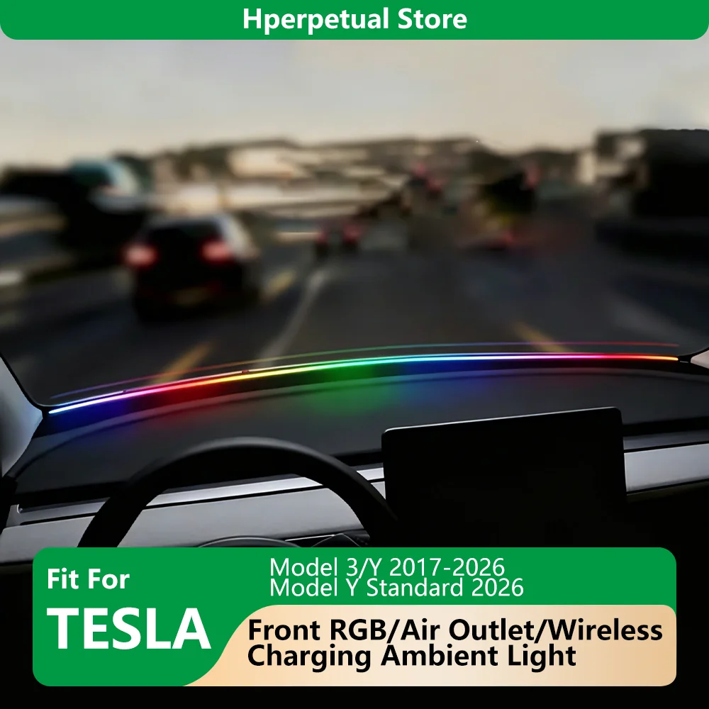 Air Outlet/BSD Blind Spot Recognition Front RGB Ambient Light For Tesla Model 3/Y 2017-2026 Model 3 Highland Model Y Juniper
Air Outlet/BSD Blind Spot Recognition Front RGB Ambient Light For Tesla Model 3/Y 2017-2026 Model 3 Highland Model Y Juniper
