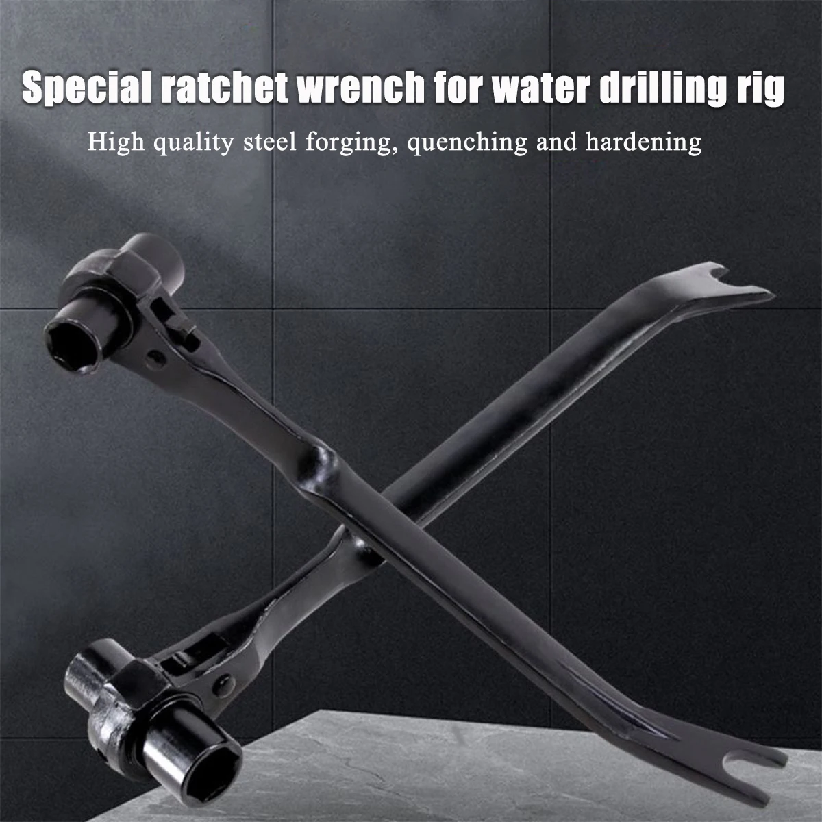 Car Repair Tire Pry Bar Temporary Hammer Replacement Multi-functional Ratchet Wrench for Automotive, Demolition, Nail Puller
Car Repair Tire Pry Bar Temporary Hammer Replacement Multi-functional Ratchet Wrench for Automotive, Demolition, Nail Puller