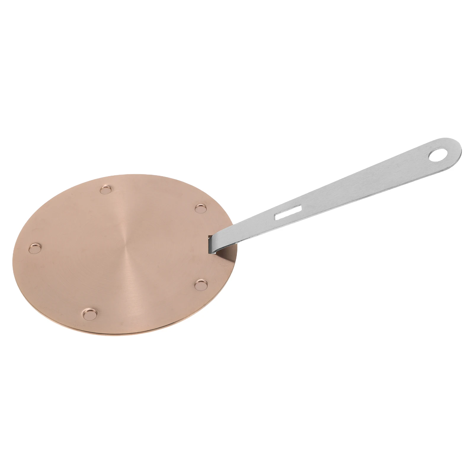 Heat Conduction Plate 16cm Rose Gold Stainless Steel Induction Adapter Uniform Heat Distribution Versatile Use Cooking Diffuser
Heat Conduction Plate 16cm Rose Gold Stainless Steel Induction Adapter Uniform Heat Distribution Versatile Use Cooking Diffuser