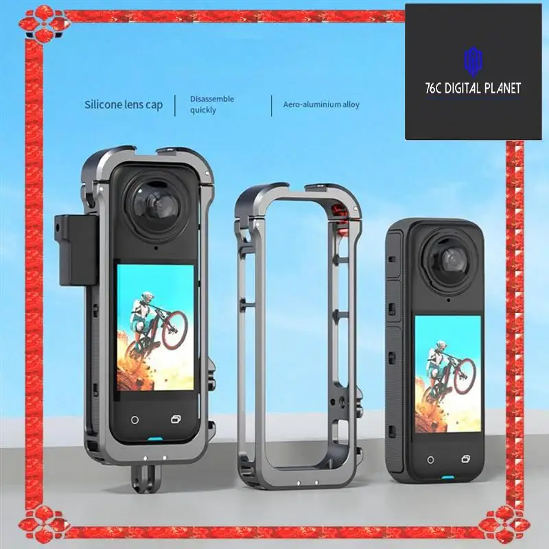 24-Hour Delivery For Insta360 X4 Metal Frame, Sports Camera Cage Expansion Bracket Fixing Clip, Horizontal Shooting Accessories
24-Hour Delivery For Insta360 X4 Metal Frame, Sports Camera Cage Expansion Bracket Fixing Clip, Horizontal Shooting Accessories