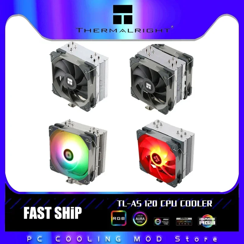 Thermalright PWM 120mm Tower Desktop CPU Cooler Fan Radiator For Intel 115x 2011 2066 2100 AMD AM4,5V ARGB,TL-AS120
Thermalright PWM 120mm Tower Desktop CPU Cooler Fan Radiator For Intel 115x 2011 2066 2100 AMD AM4,5V ARGB,TL-AS120