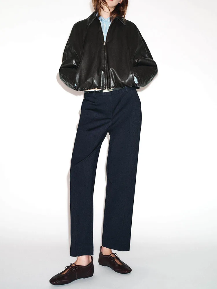 Spring 2026 Women's Sweet Faionable Casual Straight Leg Pants with Belt Long Pants mid Waist New Arrival Ele
Spring 2026 Women's Sweet Faionable Casual Straight Leg Pants with Belt Long Pants mid Waist New Arrival Ele