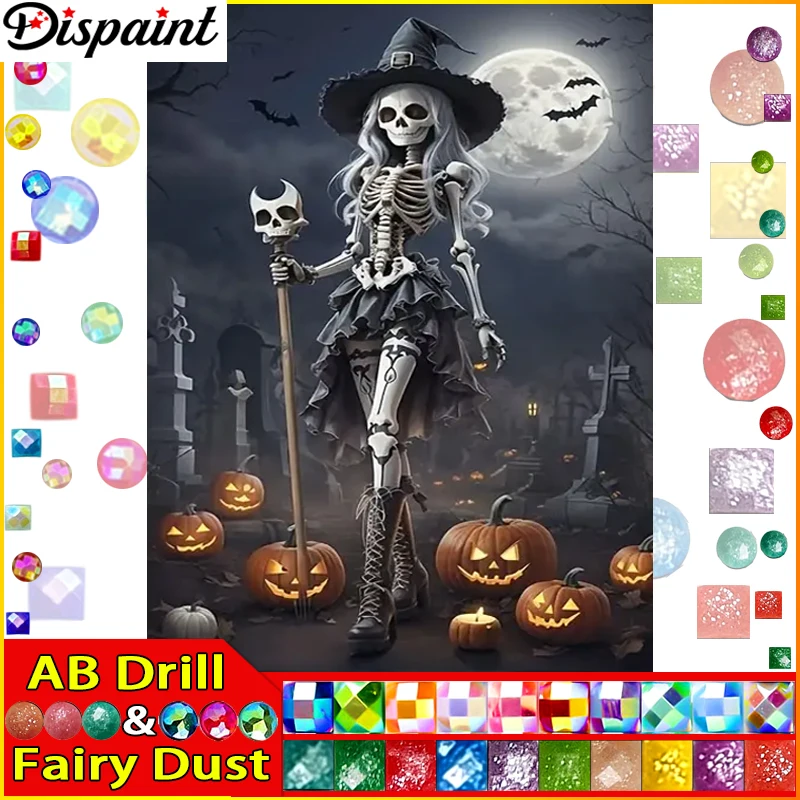 Dispaint Fairy Dust AB 5d алмазная живопись полная квадратная/круглая "Скелет тыква" картина горный хрусталь DIY Алмазная вышивка дом
Dispaint Fairy Dust AB 5d алмазная живопись полная квадратная/круглая "Скелет тыква" картина горный хрусталь DIY Алмазная вышивка дом