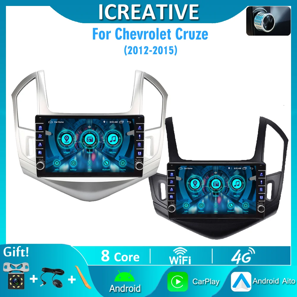 9 Inch 2 Din For Chevrolet Cruze 2012-2015 Car Radio Android 4G Carplay Touch Screen GPS Navigation Multimedia Player With Frame
9 Inch 2 Din For Chevrolet Cruze 2012-2015 Car Radio Android 4G Carplay Touch Screen GPS Navigation Multimedia Player With Frame