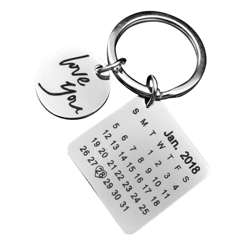 Очаровательный брелок-календарь, индивидуальный персонализированный пара, изысканный аксессуар, сумка для ключей, кошелек, рюкзак, украшение автомобиля, подарок
Очаровательный брелок-календарь, индивидуальный персонализированный пара, изысканный аксессуар, сумка для ключей, кошелек, рюкзак, украшение автомобиля, подарок