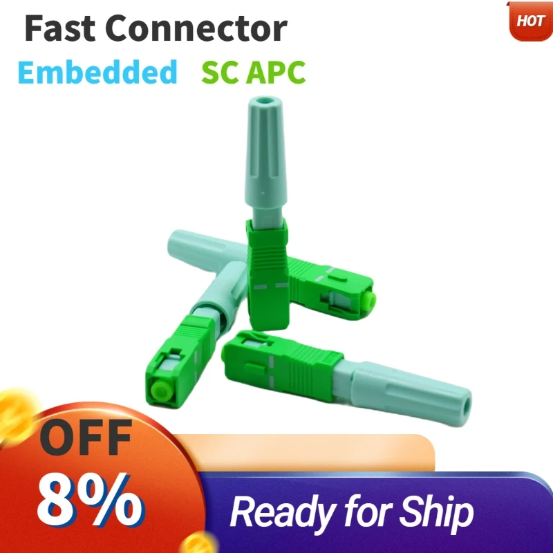 Fast Connector 100/200/300 pcs FTTH SC APC Optical fibe quick connector sc apc FTTH Fiber Optic Embedded High Quality SC APC
Fast Connector 100/200/300 pcs FTTH SC APC Optical fibe quick connector sc apc FTTH Fiber Optic Embedded High Quality SC APC
