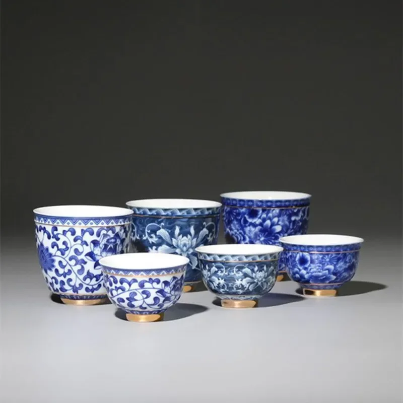 Chinese Jingdezhen Blue and White Porcelain Tea Cup, Small Tea Bowl, Ceramic Teacup, Coffee, Beer, Wine Mug, Household Drinkware
Chinese Jingdezhen Blue and White Porcelain Tea Cup, Small Tea Bowl, Ceramic Teacup, Coffee, Beer, Wine Mug, Household Drinkware