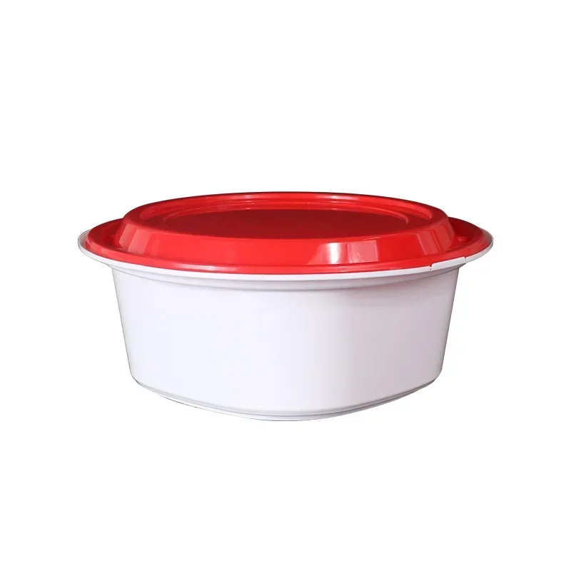 Thickened Disposable Lunch with Lock Cover Food Container Takeaway Security Clip round Box Packed Box Home Use
Thickened Disposable Lunch with Lock Cover Food Container Takeaway Security Clip round Box Packed Box Home Use