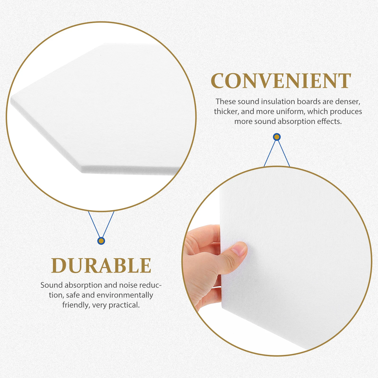 2pcs Sound Insulation Boards Acoustic Panels Thick Sound Absorbing Material For Wall Ceiling Door Noise Reduction Ktv Gym School
2pcs Sound Insulation Boards Acoustic Panels Thick Sound Absorbing Material For Wall Ceiling Door Noise Reduction Ktv Gym School