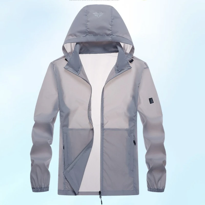 Summer Sun Protection Clothing Men's Casual Quick Dry Bicycle Hooded Sunscreen Jacket Outdoor Hiking Thin Skin Windbreaker Coats
Summer Sun Protection Clothing Men's Casual Quick Dry Bicycle Hooded Sunscreen Jacket Outdoor Hiking Thin Skin Windbreaker Coats