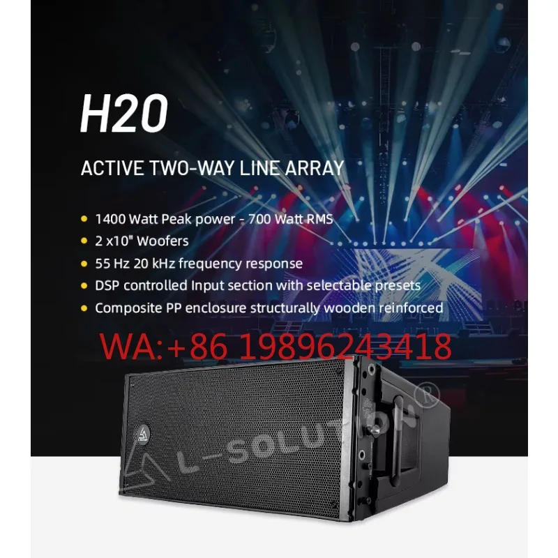 HDL20-A ActiveDual 10 Inch Pro Sound Active Two-way Line Array Speaker Professional Audio 8 Ohm,best Quality New Original
HDL20-A ActiveDual 10 Inch Pro Sound Active Two-way Line Array Speaker Professional Audio 8 Ohm,best Quality New Original