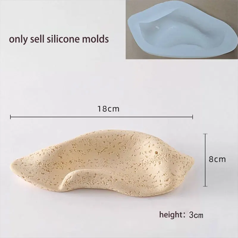 Irregular Art Storage Tray Concrete Mold DIY Incense Insert Resin Gypsum Incense Burner Cement Silicone Mould Home Decoration
Irregular Art Storage Tray Concrete Mold DIY Incense Insert Resin Gypsum Incense Burner Cement Silicone Mould Home Decoration