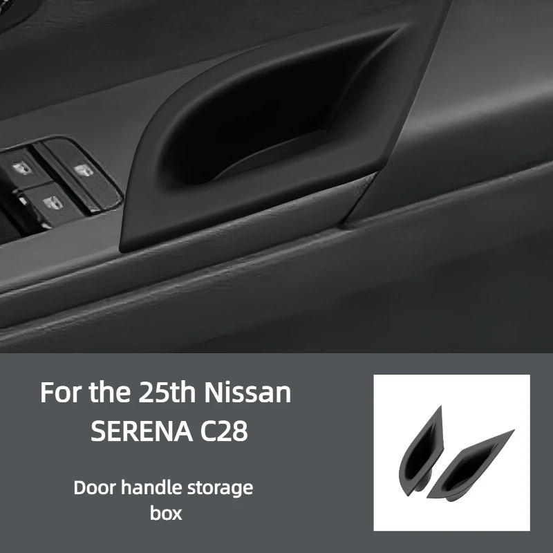 Suitable for 25 Nissan SERENA C28 silicone front door pull box door storage door handle storage box
Suitable for 25 Nissan SERENA C28 silicone front door pull box door storage door handle storage box