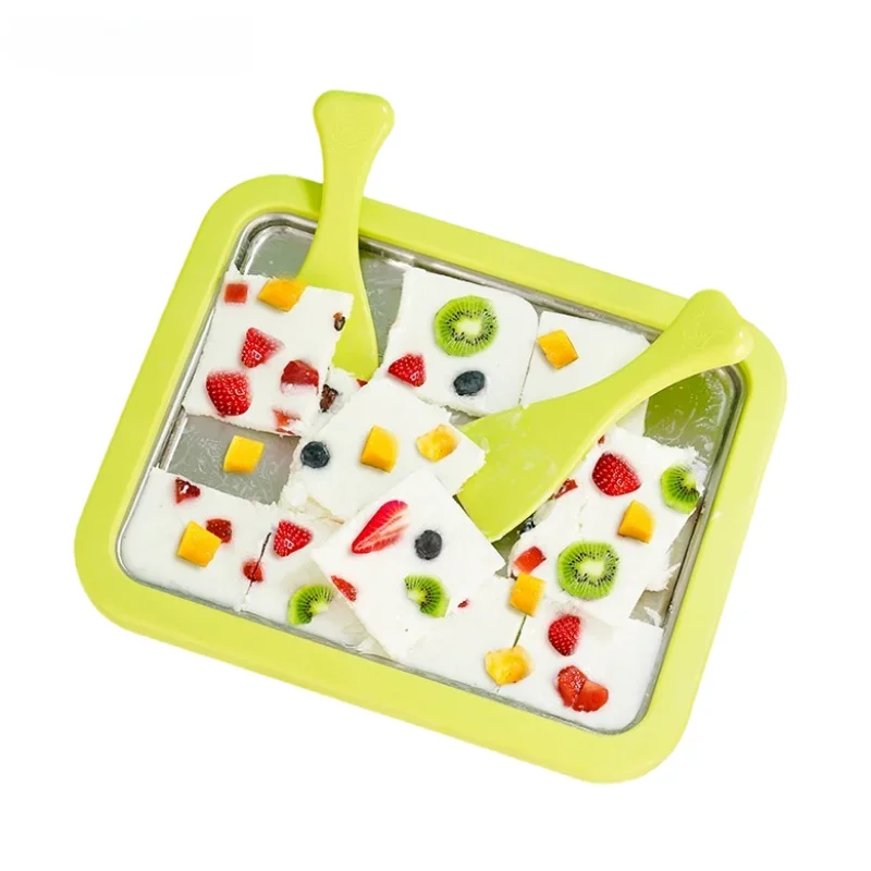 Frozen Yogurt Stainless Steel Mini Fried Yogurt Machine Maker Ice Cream Maker
Frozen Yogurt Stainless Steel Mini Fried Yogurt Machine Maker Ice Cream Maker