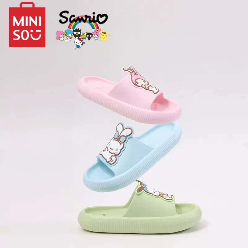 Authentic MINISO Famous Product Sanrio Series Summer Women's Slippers Kawaii Children's Bathroom Sandals My Melody Beach
Authentic MINISO Famous Product Sanrio Series Summer Women's Slippers Kawaii Children's Bathroom Sandals My Melody Beach