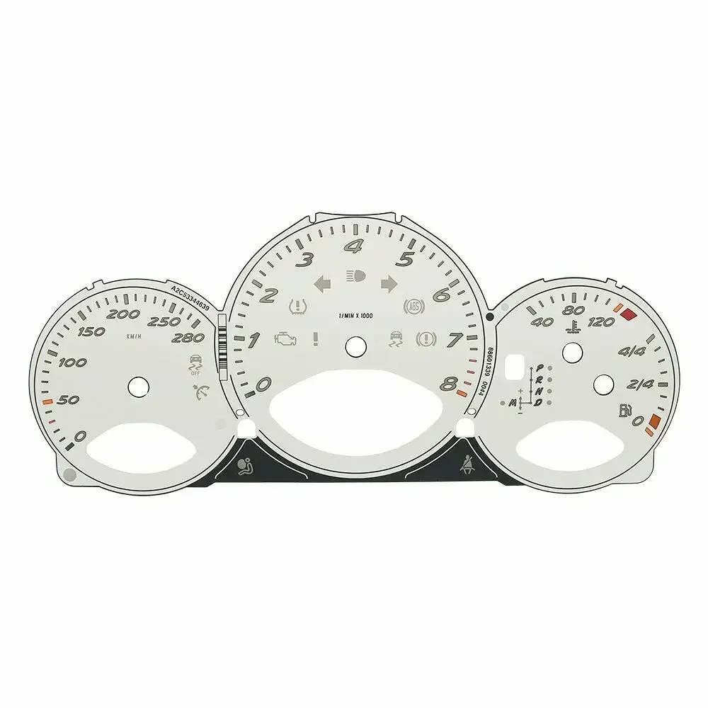 Counter Cluster Gauge face For Porsche 987.2 Boxster 987 C2 Cayman Instrument 280KM/H Speedo Tacho Dials
Counter Cluster Gauge face For Porsche 987.2 Boxster 987 C2 Cayman Instrument 280KM/H Speedo Tacho Dials