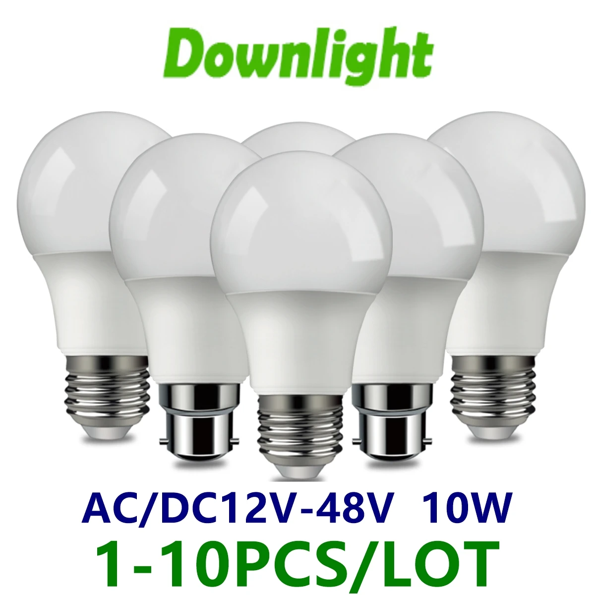1-10pcs/lot LED Bulb DC/AC12V-48V A60 E27 B22 Lamps 10W Bombilla For Solar Led Light Bulbs 12 Volts Low Voltages Lamp Lighting
1-10pcs/lot LED Bulb DC/AC12V-48V A60 E27 B22 Lamps 10W Bombilla For Solar Led Light Bulbs 12 Volts Low Voltages Lamp Lighting