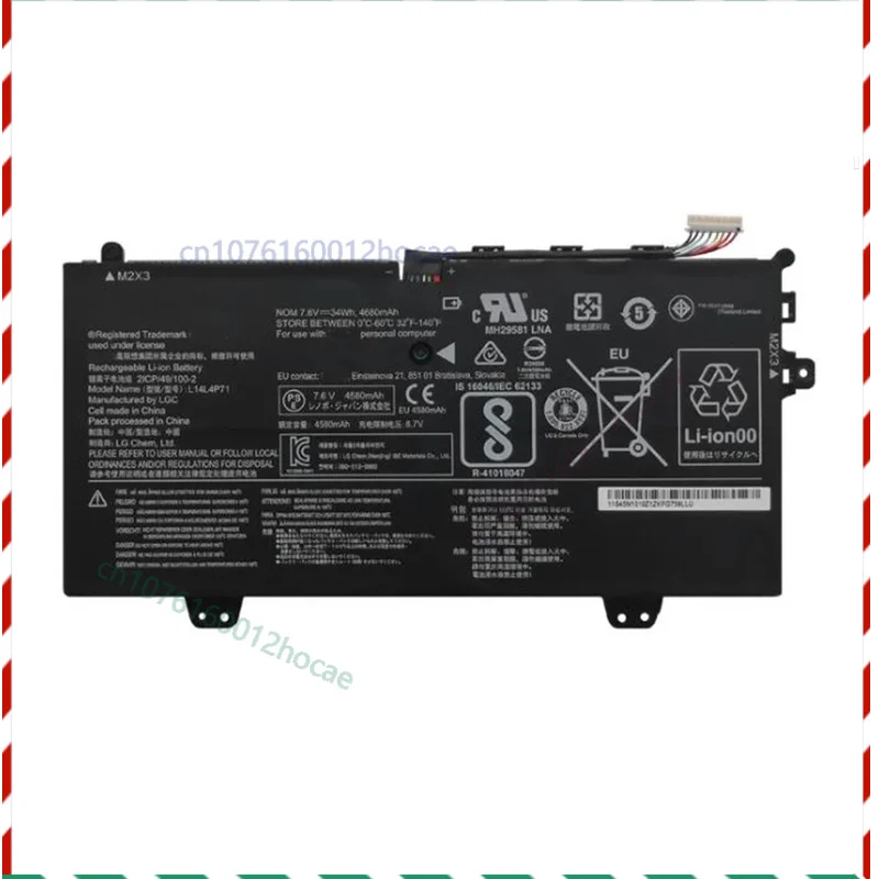 L14L4P71 Battery for LENOVO Yoga 3 11 Yoga 3 11-5Y10 11-5Y71 5B10G75096 L14M4P71
L14L4P71 Battery for LENOVO Yoga 3 11 Yoga 3 11-5Y10 11-5Y71 5B10G75096 L14M4P71