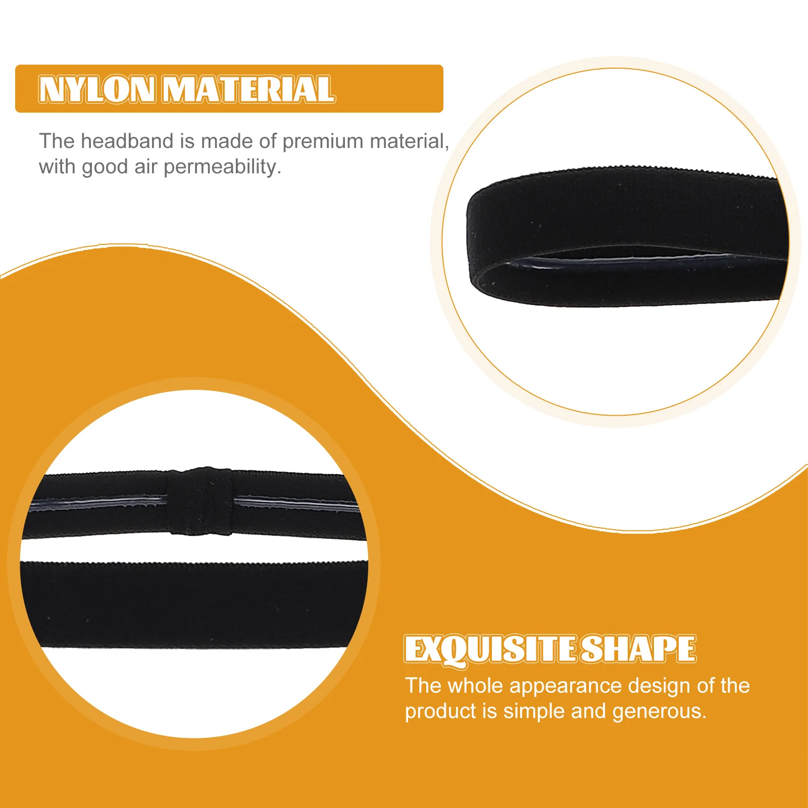 6pcs Sports Headbands Elastic Sweatbands for Men Basketball Hairband Thin Black Workout Anti Slip Silicone Band
6pcs Sports Headbands Elastic Sweatbands for Men Basketball Hairband Thin Black Workout Anti Slip Silicone Band