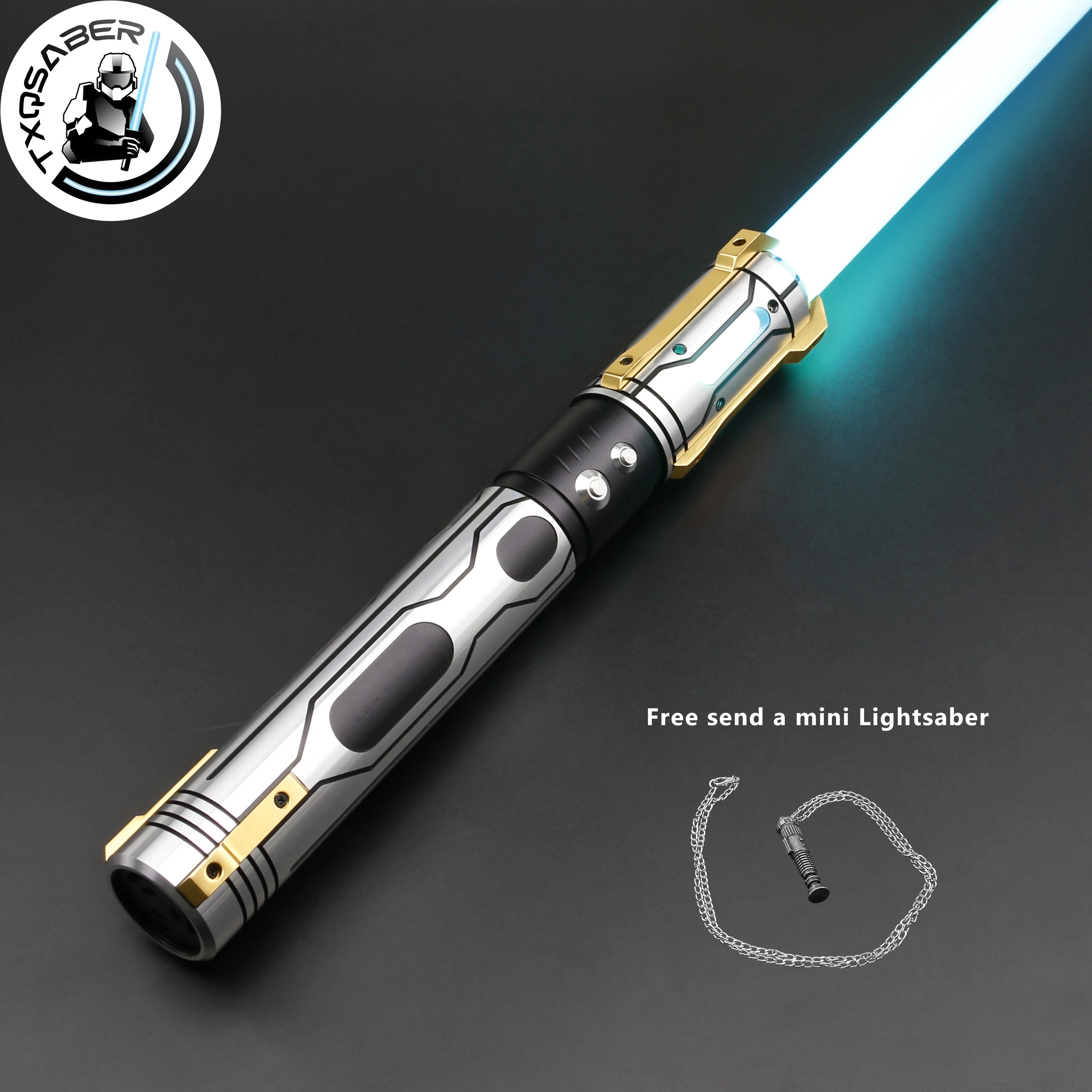 TXQSABER Lightsaber Ghost Noe Pixel Laser Sword Cosplay Toys Smooth Swing FOC 12 Colors Changing LED Metal Handle Light Sword
TXQSABER Lightsaber Ghost Noe Pixel Laser Sword Cosplay Toys Smooth Swing FOC 12 Colors Changing LED Metal Handle Light Sword