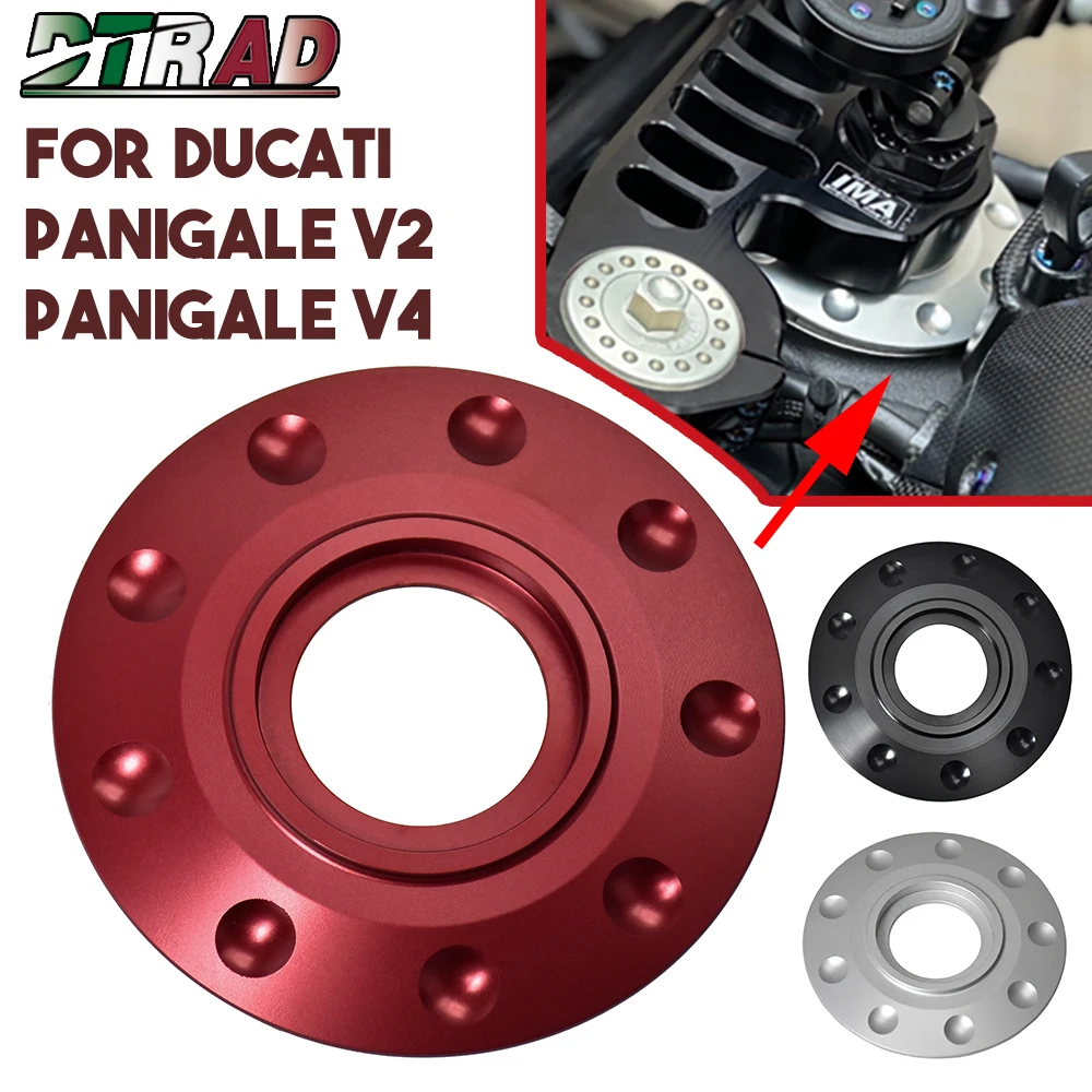Upper Top Triple Clamp Streering Center Cover Caps For DUCATI Panigale V2 V4 S R 2018-2023 CNC Aluminum Motorcycle Accessroies
Upper Top Triple Clamp Streering Center Cover Caps For DUCATI Panigale V2 V4 S R 2018-2023 CNC Aluminum Motorcycle Accessroies