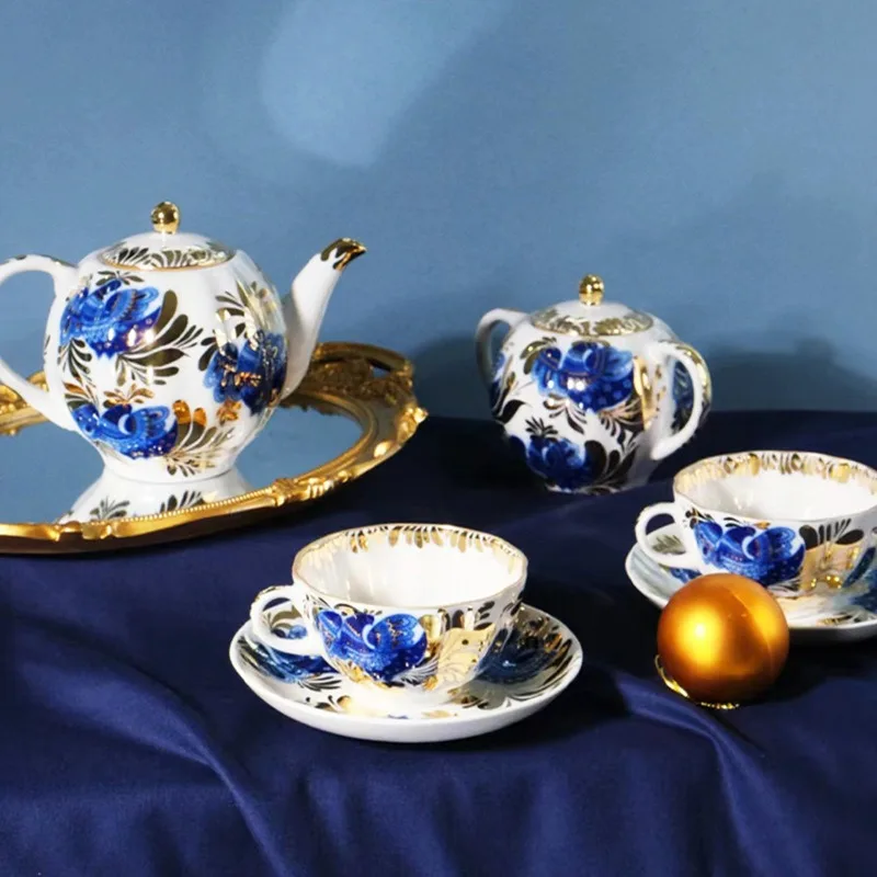 Garden Coffee Utensils Teapot Cup Saucer Description Delicate Bone China Cobalt Blue
Garden Coffee Utensils Teapot Cup Saucer Description Delicate Bone China Cobalt Blue