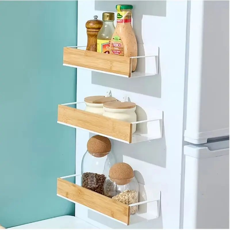 Magnetic Fridge Shelf Spice Storage Rack Black Iron Space Saving for Cabinet on The Side of Refrigerator Kitchen Organizer Shelf
Magnetic Fridge Shelf Spice Storage Rack Black Iron Space Saving for Cabinet on The Side of Refrigerator Kitchen Organizer Shelf