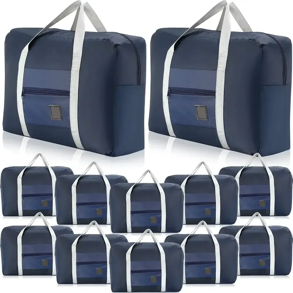 12 Pcs Foldable Travel Bags Bulk Foldable Travel Duffel Bags Waterproof Lightweight Carry on for Sports Gym Weekender Outing
12 Pcs Foldable Travel Bags Bulk Foldable Travel Duffel Bags Waterproof Lightweight Carry on for Sports Gym Weekender Outing