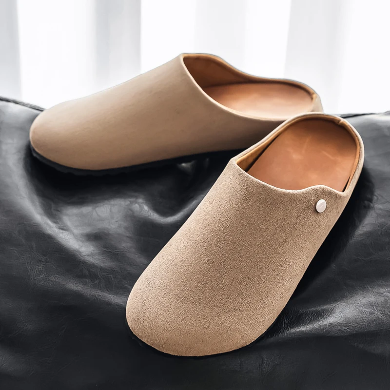 Мужские всесезонные замшевые тапочки на одну ногу, легкие, тихие, в стиле ретро, противоскользящие, повседневные, удобные для домашнего офиса, большого размера
Мужские всесезонные замшевые тапочки на одну ногу, легкие, тихие, в стиле ретро, противоскользящие, повседневные, удобные для домашнего офиса, большого размера