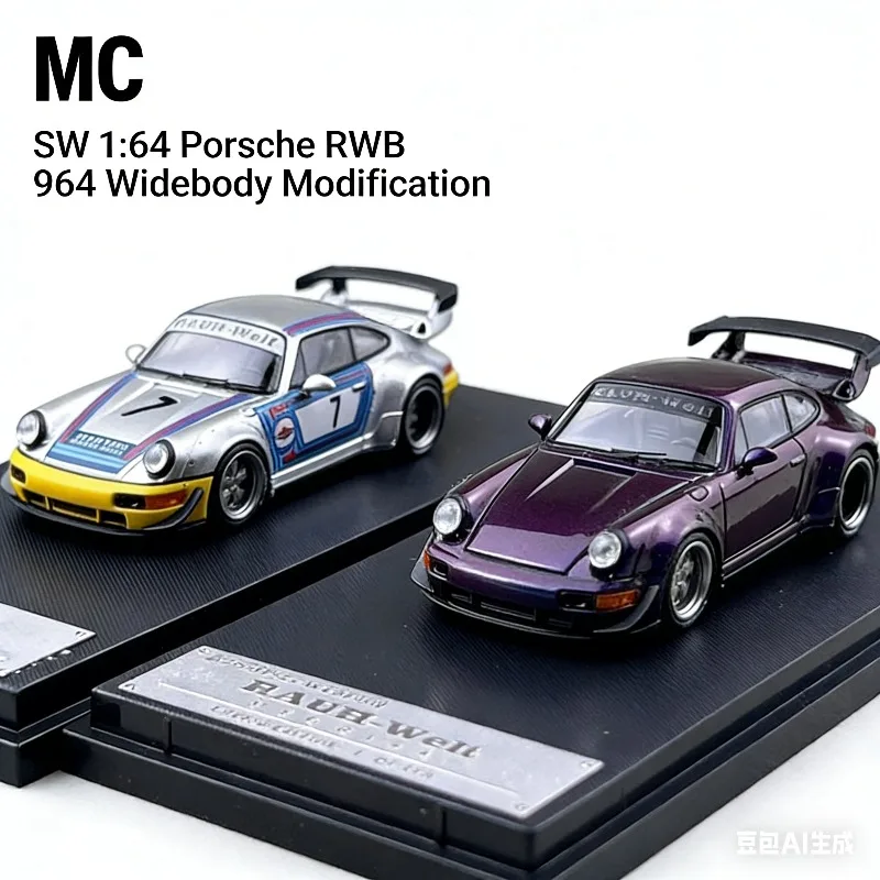 Модель автомобиля SW 1:64 RWB 964 Wide-body Modified - реалистичная статическая модель из сплава, подарок для мальчиков на праздник, коллекционный предмет для взрослых.
Модель автомобиля SW 1:64 RWB 964 Wide-body Modified - реалистичная статическая модель из сплава, подарок для мальчиков на праздник, коллекционный предмет для взрослых.