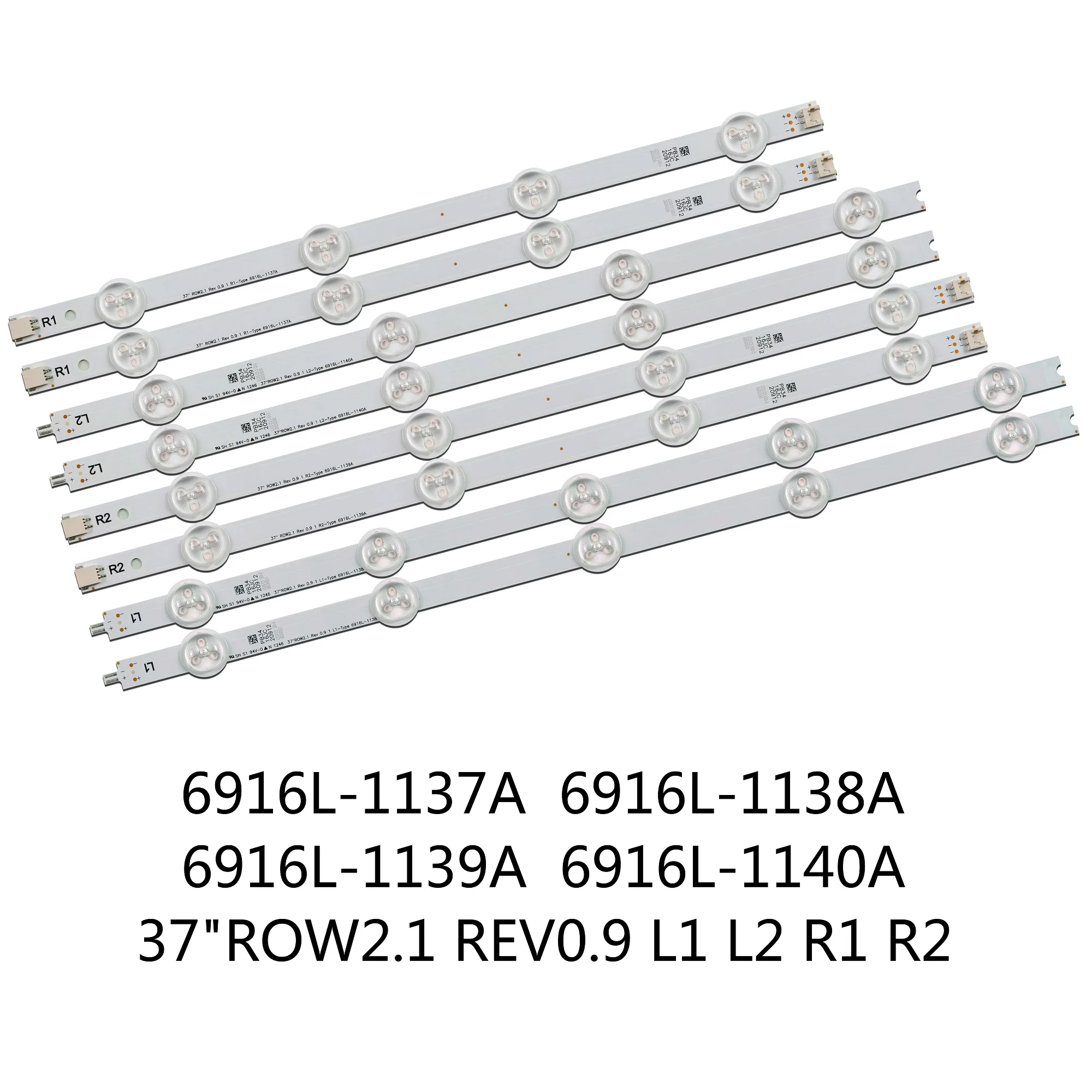 8 шт. светодиодная лента для подсветки 37LN5403 37LN540B 37LN541U 37LA613V 37LA615V LATWT370R 6916L-1138A 1137A 1139A 1140A 
8 шт. светодиодная лента для подсветки 37LN5403 37LN540B 37LN541U 37LA613V 37LA615V LATWT370R 6916L-1138A 1137A 1139A 1140A