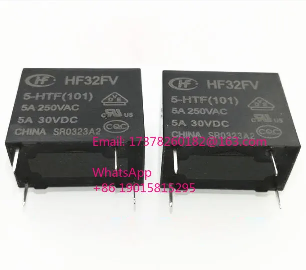 НОВОЕ реле 5 В HF32FV-5-HTF HF32FV 5-HTF HF32FV5HTF 5 В постоянного тока 5 В 5 В 5 А 250 В переменного тока 4 контакта
НОВОЕ реле 5 В HF32FV-5-HTF HF32FV 5-HTF HF32FV5HTF 5 В постоянного тока 5 В 5 В 5 А 250 В переменного тока 4 контакта