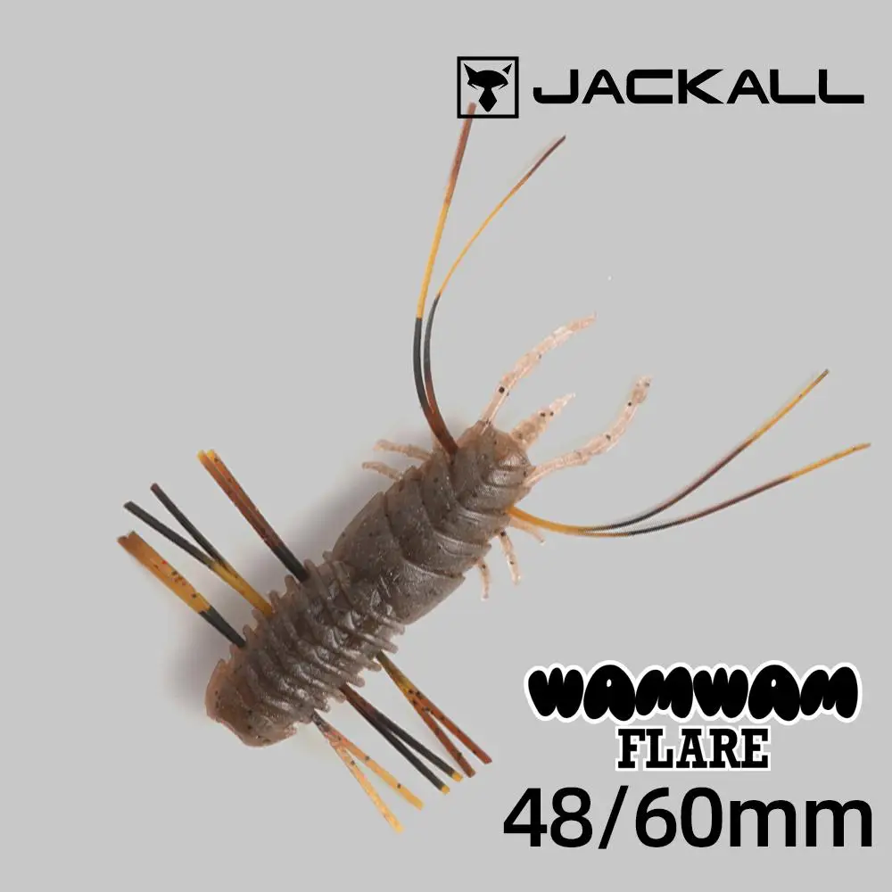 Jackall Soft Bait High Specific Gravity Shrimp Shaped WAMWAM48/60 Competitive Perch Fishing Black Pit Submerged Obstacle
Jackall Soft Bait High Specific Gravity Shrimp Shaped WAMWAM48/60 Competitive Perch Fishing Black Pit Submerged Obstacle
