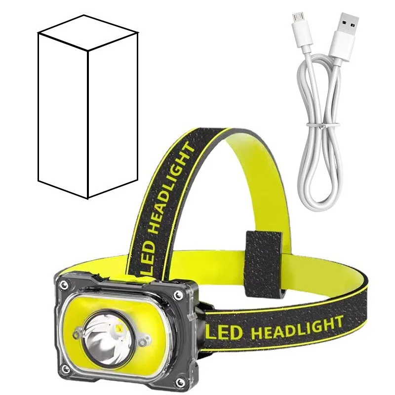 Outdoor Fishing Hiking Dual Light Source Long Life USB Rechargeable COB Headlamp LED Headlight Multi-Function Headlight
Outdoor Fishing Hiking Dual Light Source Long Life USB Rechargeable COB Headlamp LED Headlight Multi-Function Headlight