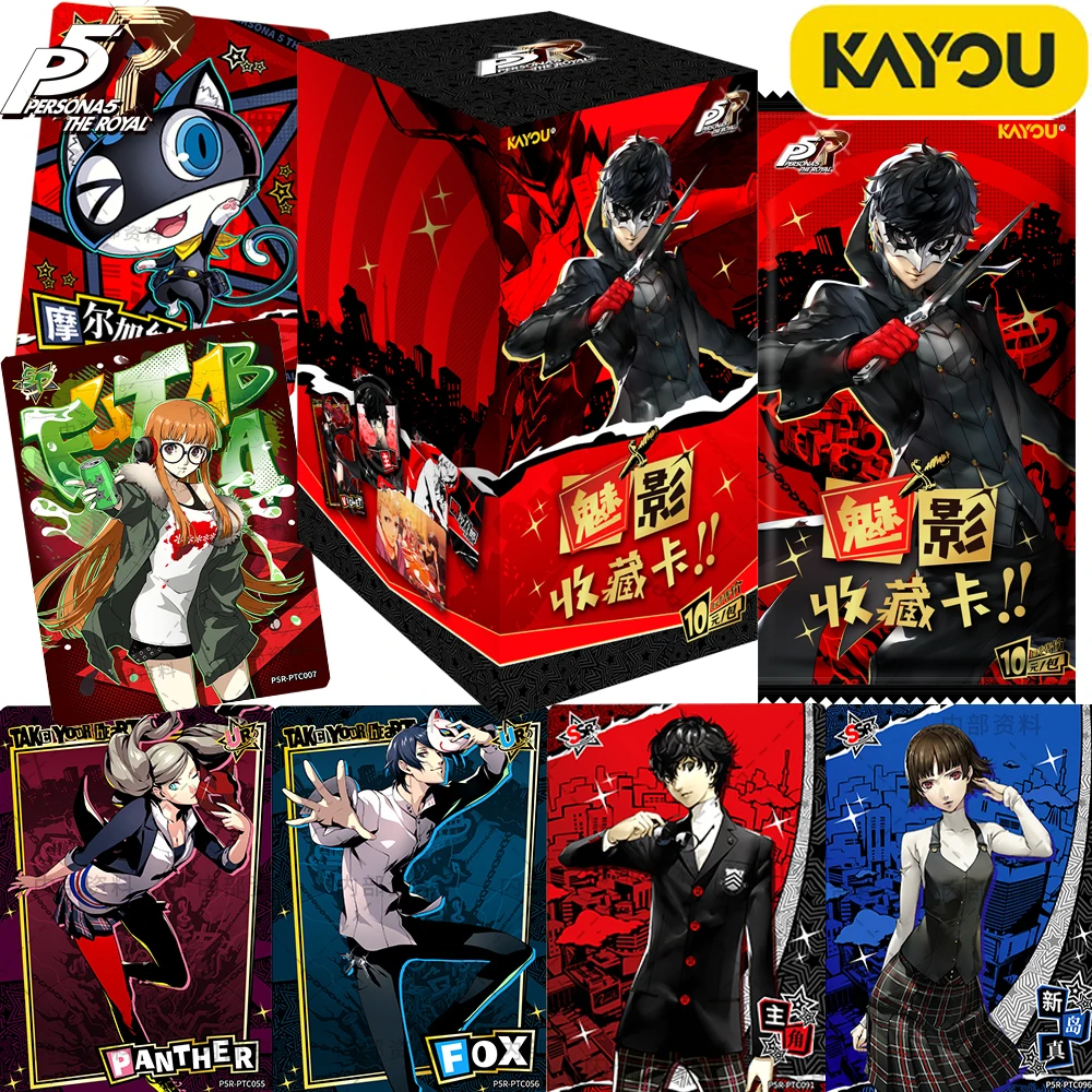 Original Official KAYOU Persona 5 Collection Cards for Player High Score Role-playing Game Theme Character Portrait Cards Gifts
Original Official KAYOU Persona 5 Collection Cards for Player High Score Role-playing Game Theme Character Portrait Cards Gifts