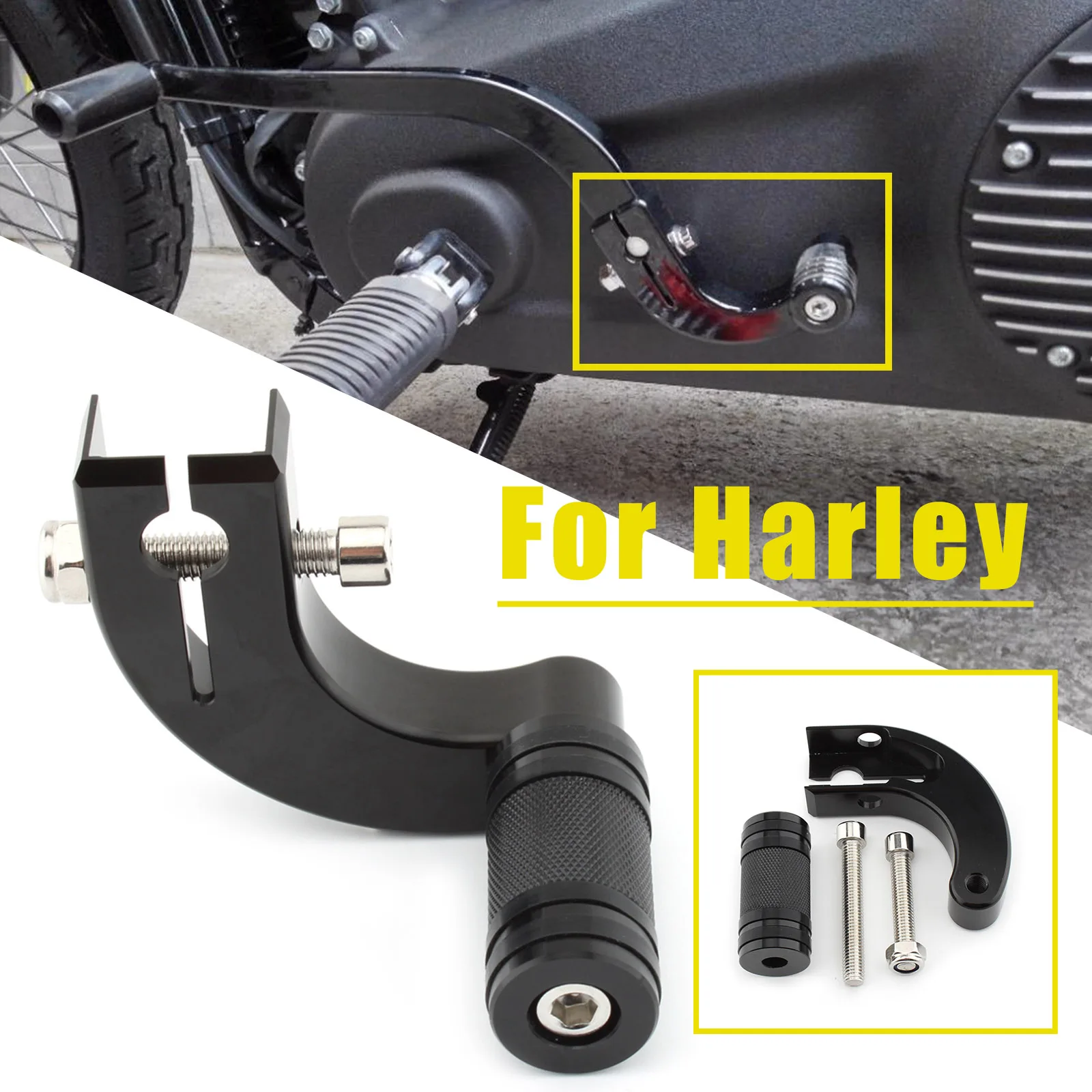 Motorcycle Aluminum Heel Toe Shift Lever W/ Shifter Foot Pegs For Harley Davidson Softail 2018-2023
Motorcycle Aluminum Heel Toe Shift Lever W/ Shifter Foot Pegs For Harley Davidson Softail 2018-2023