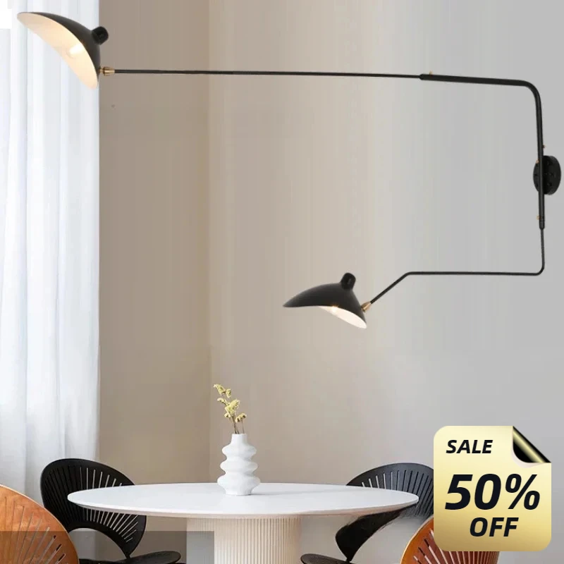Nordic Creative Designer Swing Arm Wall Lights Bedroom Industrial Retro Wall Lamp Simple Living Room Modern Led Light Fixtures
Nordic Creative Designer Swing Arm Wall Lights Bedroom Industrial Retro Wall Lamp Simple Living Room Modern Led Light Fixtures