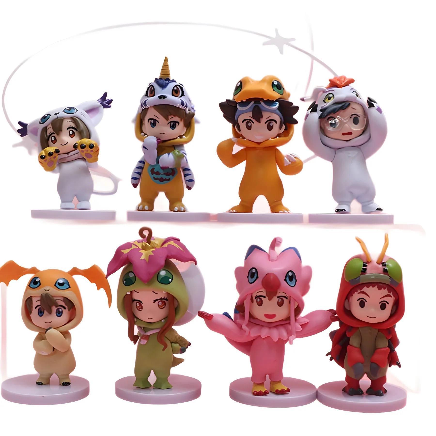 8PCS Anime Digital Monster Digimon Cosplay Cute Action Figure Model Toys Children Gift
8PCS Anime Digital Monster Digimon Cosplay Cute Action Figure Model Toys Children Gift