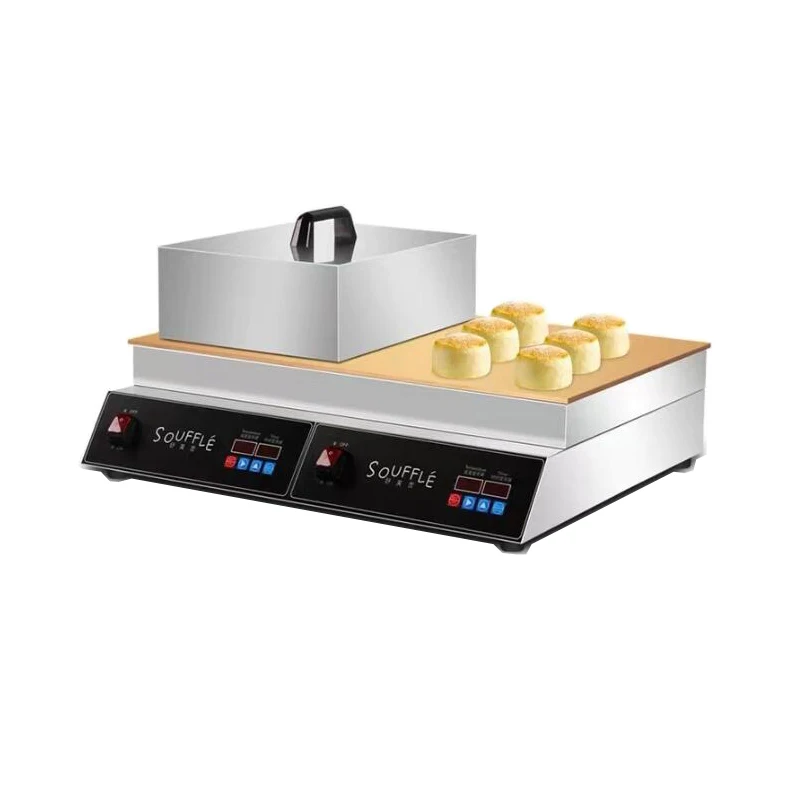Commercial Electric Pancake Waffle Maker Souffle Cake Maker Machine
Commercial Electric Pancake Waffle Maker Souffle Cake Maker Machine