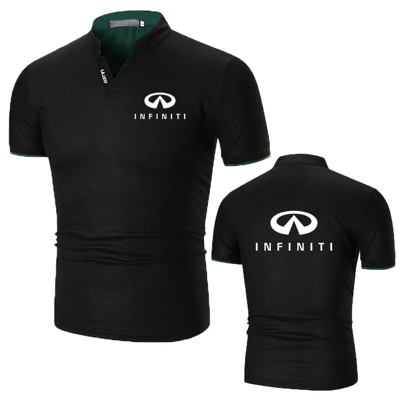 New Summer Mens Tops Clothing Infiniti car logo print High Quality Men's Short Sleeve Breathable Cotton V-neck Men's T-Shirt top
New Summer Mens Tops Clothing Infiniti car logo print High Quality Men's Short Sleeve Breathable Cotton V-neck Men's T-Shirt top