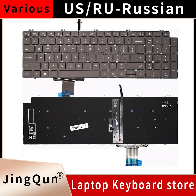 US/RU Russian Backlight Laptop Keyboard For DELL Precision 7560 7750 7770 7550 7760 P44E 713DM PK132V72B00 08XY7G
US/RU Russian Backlight Laptop Keyboard For DELL Precision 7560 7750 7770 7550 7760 P44E 713DM PK132V72B00 08XY7G