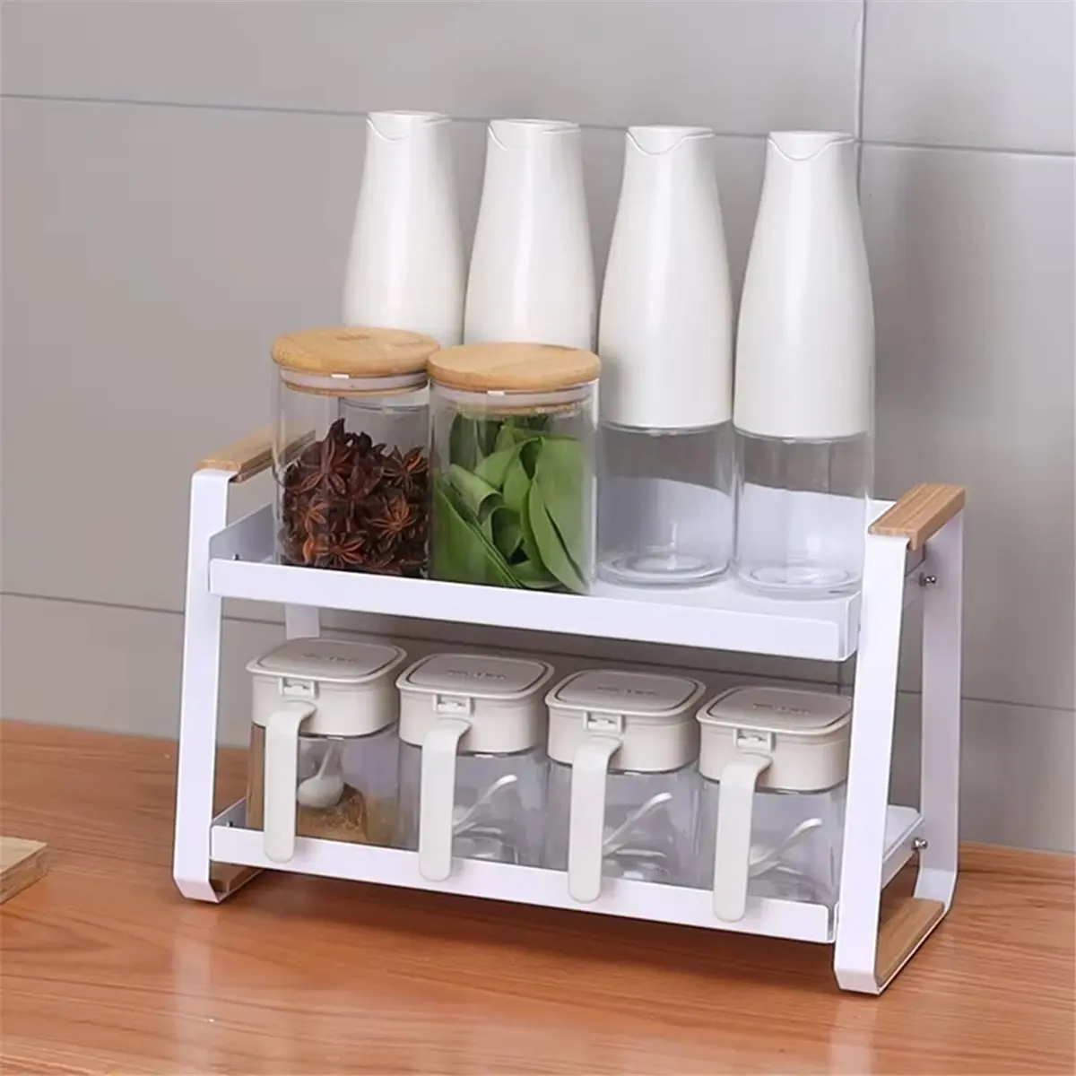 Ящик-органайзер для гардероба AT16, многофункциональный компактный кухонный органайзер, полка для специй, деревянная ручка, металлическая кухонная полка для хранения
Ящик-органайзер для гардероба AT16, многофункциональный компактный кухонный органайзер, полка для специй, деревянная ручка, металлическая кухонная полка для хранения