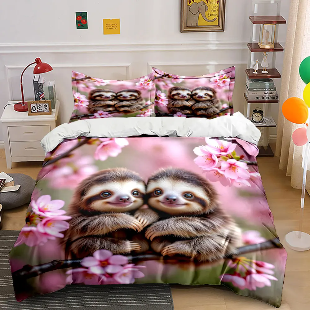 Small animals snuggle on spring branch Printed Duvet Cover Set1 Duvet Cover+2 PillowcaseMulti Size Bedroom Bedding Decor
Small animals snuggle on spring branch Printed Duvet Cover Set1 Duvet Cover+2 PillowcaseMulti Size Bedroom Bedding Decor