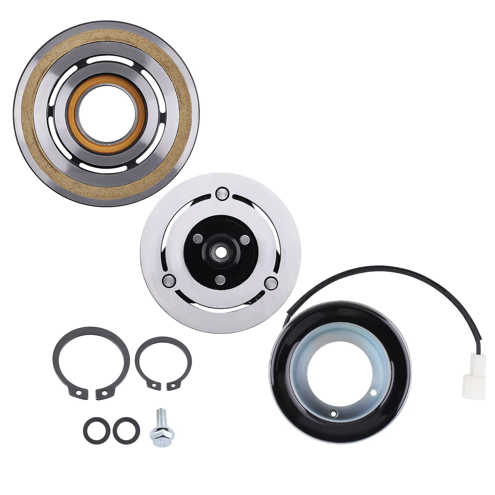 A/C Compressor Clutch Kit For Mazda 3 2004-2009 Mazda 5 2006-2010 CC4361450E
A/C Compressor Clutch Kit For Mazda 3 2004-2009 Mazda 5 2006-2010 CC4361450E