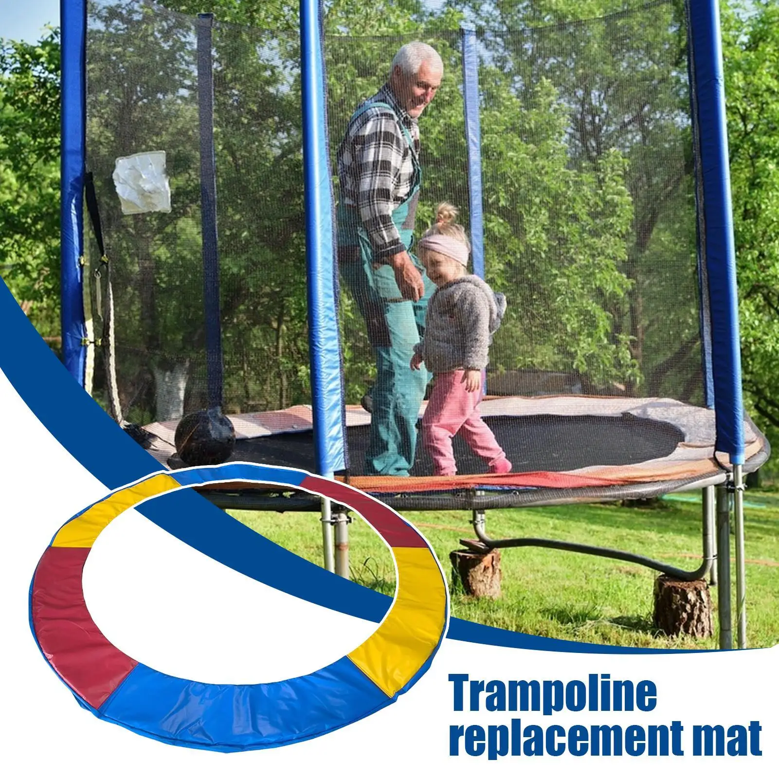 Trampoline Pad Trampoline Safety Padding Round Waterproof Dust-Proof Pad Protector For Garden Weather Damage Outdoor Extend The
Trampoline Pad Trampoline Safety Padding Round Waterproof Dust-Proof Pad Protector For Garden Weather Damage Outdoor Extend The