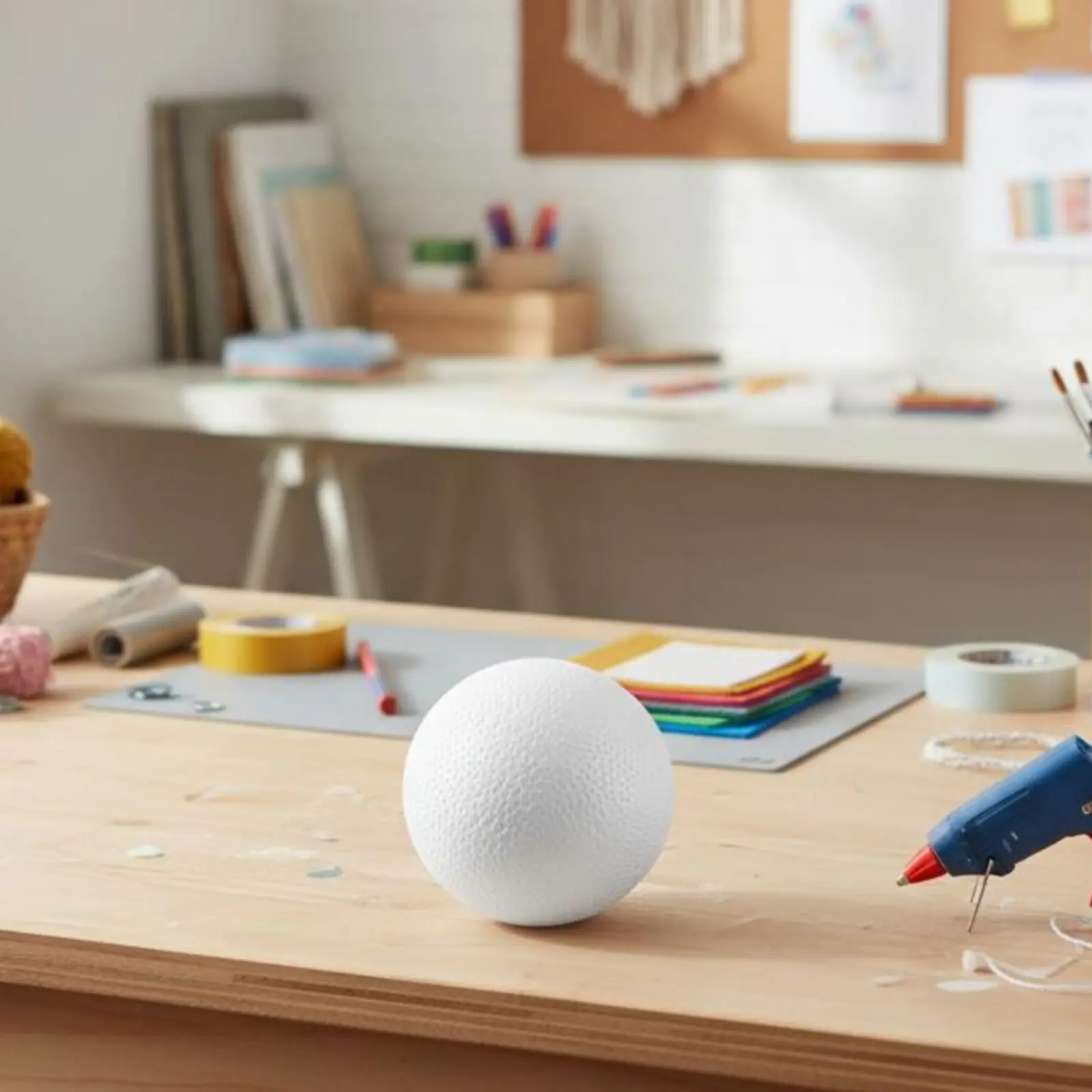 4 Inch Polystyrene Ball DIY White Foam Craft Ball Even Foam Sphere Easy to Paint Lightweight for Party Decor
4 Inch Polystyrene Ball DIY White Foam Craft Ball Even Foam Sphere Easy to Paint Lightweight for Party Decor