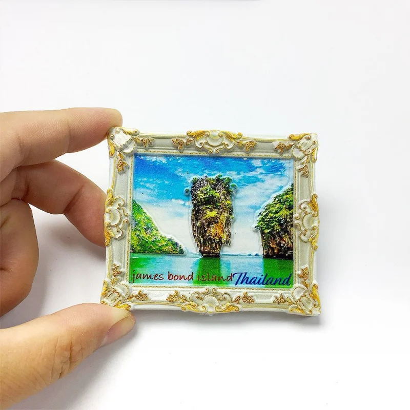 Thailand James Bond Island Scenery 3D Resin Fridge Magnet - Thai Limestone Cliff Landscape Refrigerator Magnets Home Decor Items
Thailand James Bond Island Scenery 3D Resin Fridge Magnet - Thai Limestone Cliff Landscape Refrigerator Magnets Home Decor Items