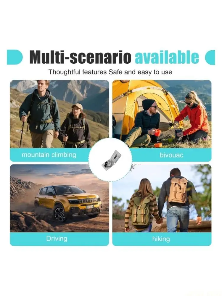 U2JB Multifunctional Compasses Flipping Open Camping Hiking Pocket Survival Compasses
U2JB Multifunctional Compasses Flipping Open Camping Hiking Pocket Survival Compasses