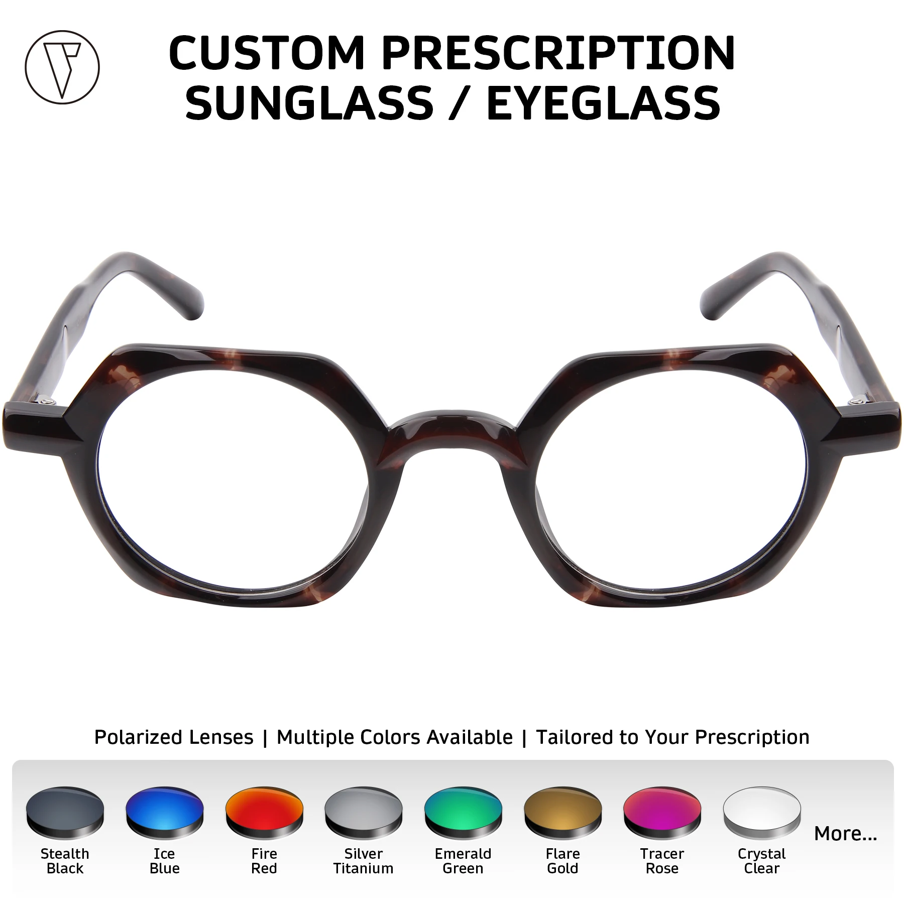 ONDEX Custom Prescription Sunglasses/Eyeglasses,Stylish UV400 Polarized Lenses,Photochromic Lens,Personalized Power-1.00 to-8.50
ONDEX Custom Prescription Sunglasses/Eyeglasses,Stylish UV400 Polarized Lenses,Photochromic Lens,Personalized Power-1.00 to-8.50